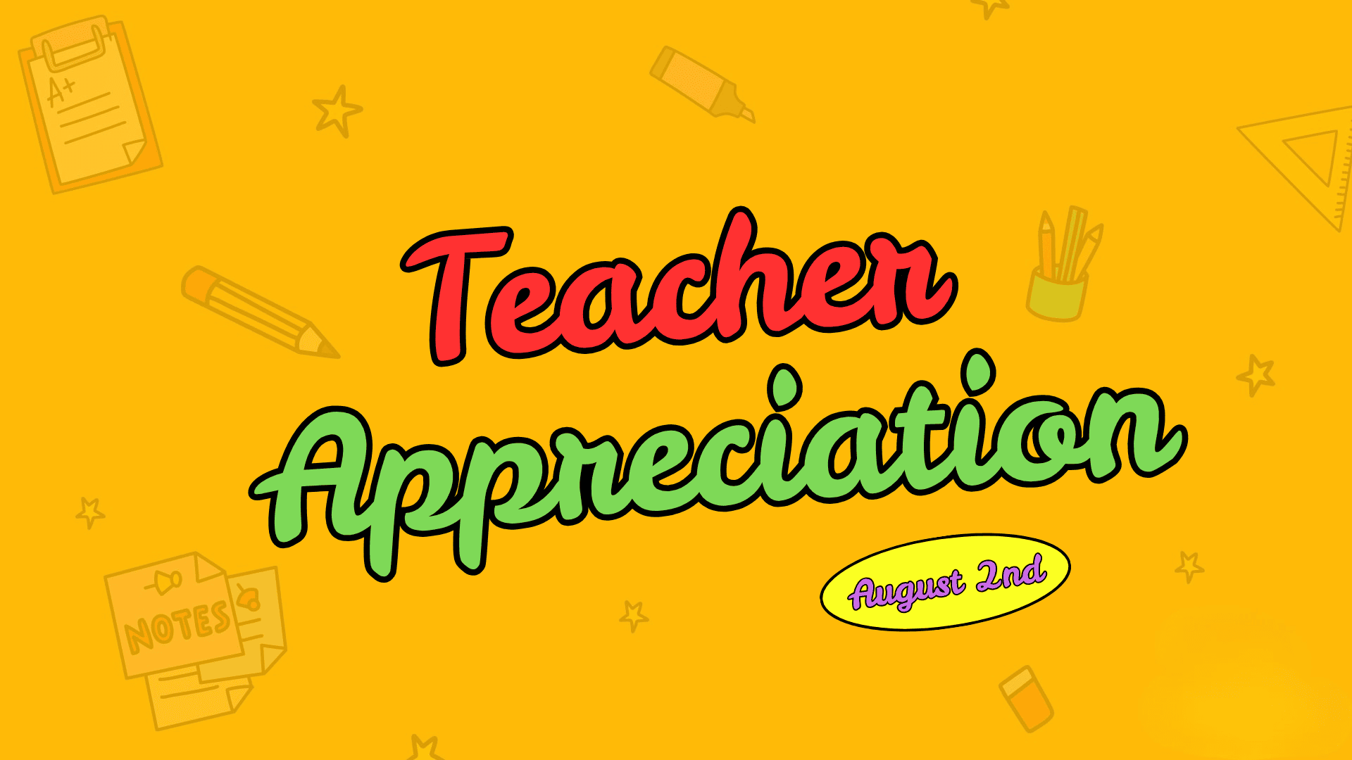 TEACHER APPRECIATION